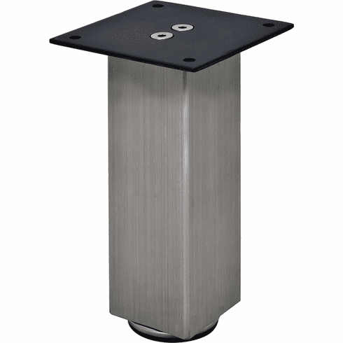 Hafele Mini Leg, Square, 152 mm (6"), Item# 635.70.031, 63570031, 635-70-031