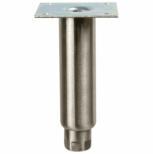 Hafele Equipment Feet, Round, for Industrial Equipment, 152 mm (6") length, Item# 635.70.050, 63570050, 635-70-050