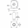Hafele Equipment Feet, Round, for Industrial Equipment, 102 mm (4"), Item# 635.70.051, 63570051, 635-70-051