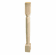 Hafele Wood Post, 34 1/2" x 2 13/16" x 2 13/16" (H x W x D), Maple, Item# 635.74.100, 63574100, 635-74-100