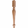 Hafele Wood Post, 34 1/2" x 3 1/2" x 3 1/2" (H x W x D), Lafayette Collection, Cherry, Item# 635.75.004, 63575004, 635-75-004