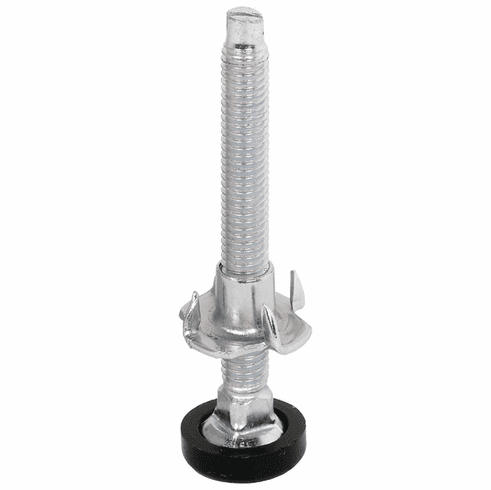 Hafele Base Leveler, M8 x 45 mm, Ø23 mm (7/8"), White cap, Item# 637.05.000, 63705000, 637-05-000