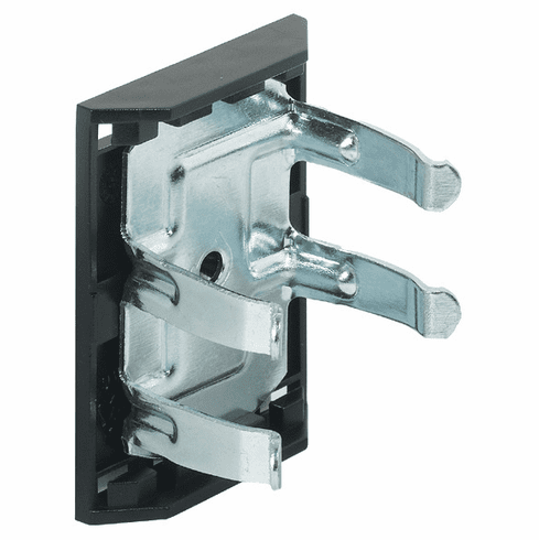 Hafele Plinth Panel Clip, 2-Part, for screw fixing, Item# 637.19.906, 63719906, 637-19-906