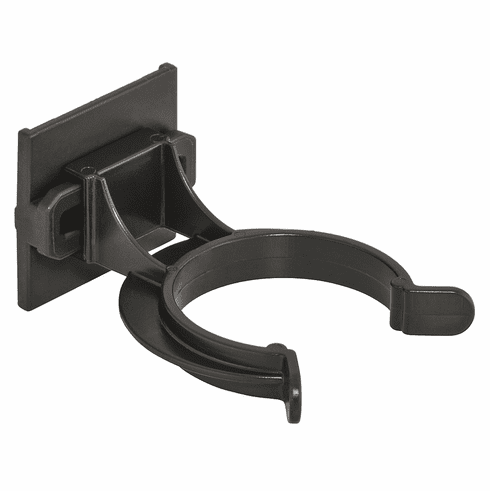 Hafele Toe Kick Panel Clip, for Hafele AXILO Cabinet Leveling System, with panel holder, plastic, black, Item# 637.38.354, 63738354, 637-38-354