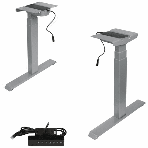 Hafele Adjustable Table 2-Leg System, STAR, black, Item# 637.45.280, 63745280, 637-45-280