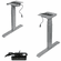 Hafele Adjustable Table 2-Leg System, STAR, silver, Item# 637.45.281, 63745281, 637-45-281