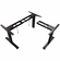Hafele Adjustable Table 3-Leg System, STAR, silver, Item# 637.45.297, 63745297, 637-45-297