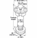 Hafele Base Cabinet Leveler, 2-part, Ø28 mm, Includes mounting plate, 120 mm (4 3/4"), Item# 637.45.344, 63745344, 637-45-344