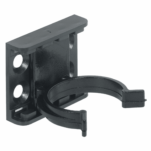 Hafele Panel Clip, for Base Cabinet Levelers, Plastic, black, for screw fixing, Item# 637.45.906, 63745906, 637-45-906