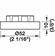 Hafele Spacer, Häfele AXILO® Cabinet Leveling System, 10mm height, Item# 637.76.422, 63776422, 637-76-422