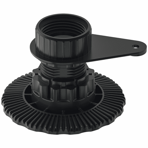 Hafele Low Profile Press-Fit Foot, Häfele AXILO® Cabinet Leveling System, mounts to 35mm hole, mounting plate is not required, Item# 637.76.460, 63776460, 637-76-460