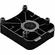 Hafele Square Mounting Plate, for 78 mm Adjustment Foot/Tube, Press-fit, Item# 637.79.300, 63779300, 637-79-300