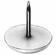 Hafele Furniture Glide, Height 5 mm, Knock-in, 13 mm (1/2"), white, Item# 650.02.137, 65002137, 650-02-137