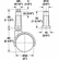 Hafele Caster, Plastic Socket for Press Fitting, Load-Bearing Capacity 77 lbs., With brake, Item# 660.86.322, 66086322, 660-86-322