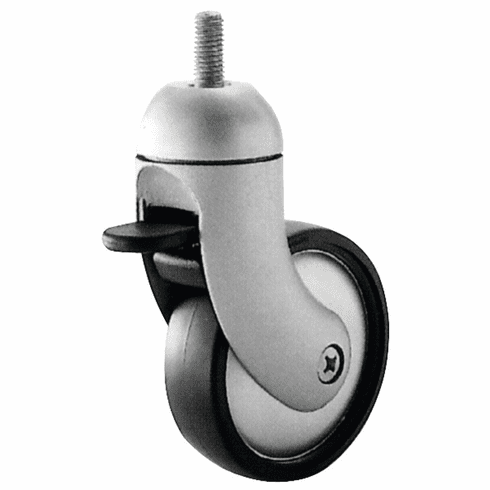 Hafele Caster, M10 Stem, Load-Bearing Capacity 110 lbs., Without brake, Item# 663.22.211, 66322211, 663-22-211