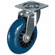 Hafele Coal Box Caster, With soft running surface, fixed or free running, Screw-on plate or M10 threaded bolt, Blue, Item# 663.24.821, 66324821, 663-24-821