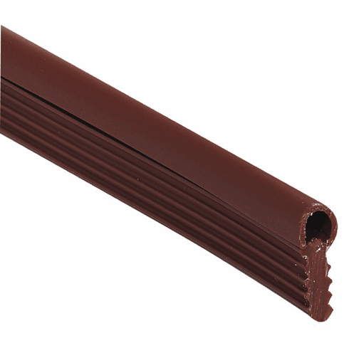 Hafele Sealing profile, with ribbed flanges, round, brown, Item# 716.99.102, 71699102, 716-99-102