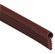 Hafele Sealing profile, with ribbed flanges, round, brown, Item# 716.99.102, 71699102, 716-99-102