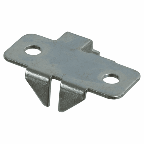 Hafele Front Shelf Rest, KV, for 186 and 187 Brackets, model 213C, zinc, Item# 774.26.990, 77426990, 774-26-990