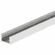 Hafele 783.53.973 Click profile, Panel mounting system for clicking in, Single profile, silver colored anodized