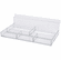 Hafele Organizer Tray, HandiACCESSORIES™, HandiSOLUTIONS, Crystal Series, L x W x H: 117 x 254 x 117 mm (4 5/8" x 10" x 4 5/8"), Item# 792.23.140, 79223140, 792-23-140