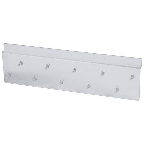 Hafele Necklace Holder, HandiACCESSORIES™, HandiSOLUTIONS, Crystal Series, L x W x H: 75 x 254 x 26 mm (2 15/16" x 10" x 1"), Item# 792.23.170, 79223170, 792-23-170