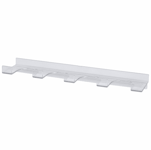 Hafele Tie/Belt Holder, HandiACCESSORIES™, HandiSOLUTIONS, Crystal Series, L x W x H: 58 x 254 x 21 mm (2 5/16" x 10" x 13/16"), Item# 792.23.180, 79223180, 792-23-180