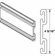 Hafele Tool Rail, HandiWALL , HandiACCESSORIES, 82" length, 80 lbs weight capacity, Item# 792.23.705, 79223705, 792-23-705