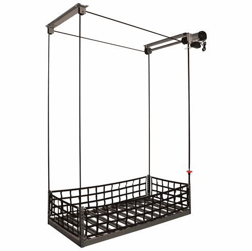 Hafele Storage Rack, ONRAX Motorized Ascension Series, white, wireless, 4'x 8' shelf size, Item# 792.40.720, 79240720, 792-40-720