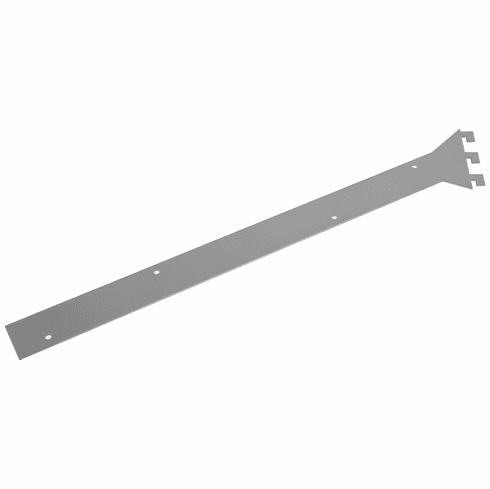 Hafele Angled Bracket Set, Coloma, Silver; For 1 1/2" thickness, Item# 793.00.125, 79300125, 793-00-125