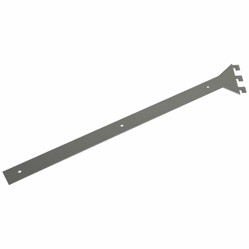 Hafele Angled Bracket Set, Coloma, Silver; For 1 1/8" thickness, Item# 793.00.127, 79300127, 793-00-127
