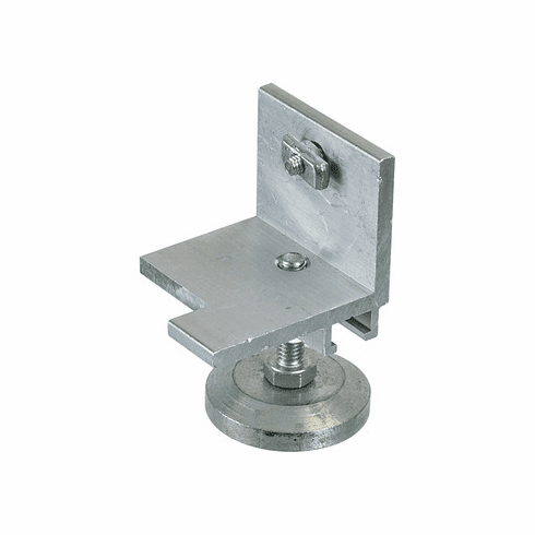 Hafele Adjustable Leg, Coloma, for slotted profile 793.00.114; right, Item# 793.00.129, 79300129, 793-00-129