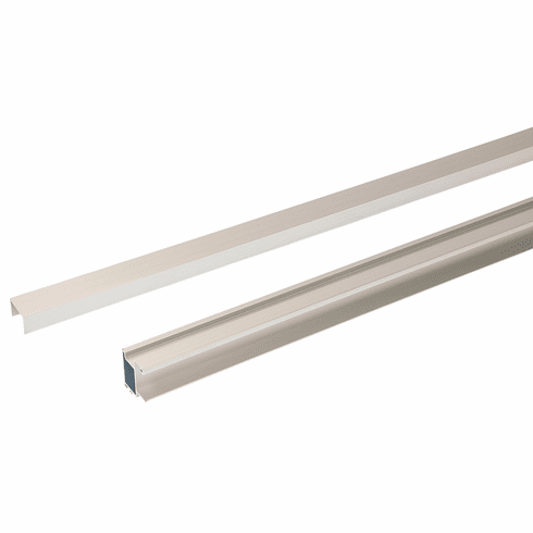 Hafele S 80 Sliding Door Kit, for 3/4" Doors, Matt anodized aluminum, Item# 793.00.302, 79300302, 793-00-302