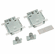 Hafele S 80 Sliding Door Kit, for 3/4" Doors, Matt anodized aluminum, Item# 793.00.302, 79300302, 793-00-302