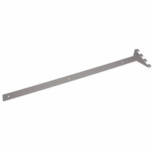 Hafele Shelf Bracket Set, Coloma, Depth: 18"; 1 1/2" shelf thickness; silver, Item# 793.00.428, 79300428, 793-00-428