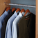 Hafele Aluminum Oval Wardrobe Tube, with Supports, Black, 908 mm (35 3/4"), Item# 801.13.368, 80113368, 801-13-368