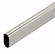 Hafele Aluminum Oval Wardrobe Tube, with Supports, Matt nickel, 1217 mm (47 15/16"), Item# 801.13.684, 80113684, 801-13-684