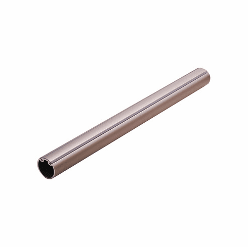 Hafele Round Wardrobe Tube, TAG Synergy Elite Collection, Matt nickel, 92" length, Item# 801.42.641, 80142641, 801-42-641