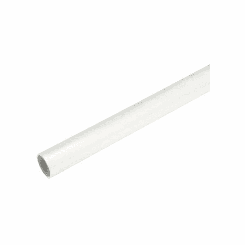 Hafele Round Wardrobe Tube, TAG Synergy Collection, White, powder-coated, 92" length, Item# 801.42.711, 80142711, 801-42-711