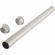 Hafele Round Wardrobe Tube with Supports, TAG Synergy Collection, White, 17 3/4", Item# 801.42.735, 80142735, 801-42-735
