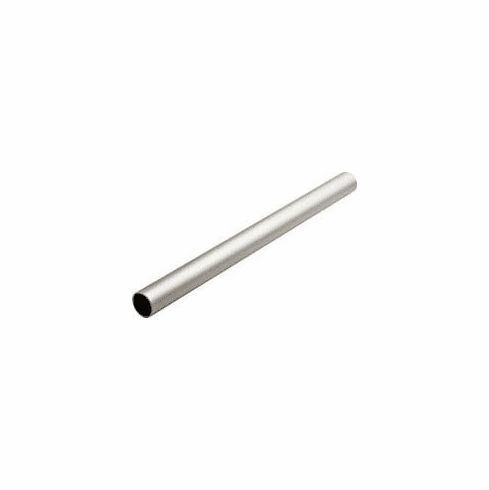 Hafele Round Wardrobe Tube with Supports, TAG Synergy Collection, Matt aluminum, 17 3/4", Item# 801.42.935, 80142935, 801-42-935