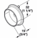 Hafele Round Wardrobe Tube with Supports, TAG Synergy Collection, Matt aluminum, 29 3/4", Item# 801.42.937, 80142937, 801-42-937