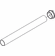 Hafele Round Wardrobe Tube with Supports, TAG Synergy Elite Collection, Black protective insert, Black, 29 3/4", Item# 801.43.347, 80143347, 801-43-347