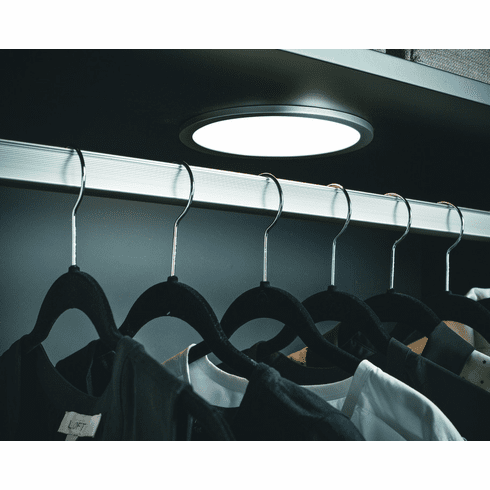 Hafele Wardrobe Tube with End Supports, TAG Signature Collection, 47 15/16", slate, Item# 801.78.395, 80178395, 801-78-395