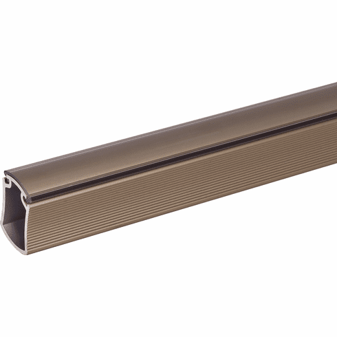 Hafele Wardrobe Tube, TAG Signature Collection, Matt nickel, 92" length, Item# 801.78.611, 80178611, 801-78-611