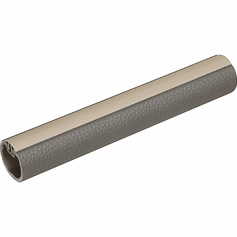 Hafele Wardrobe Tube, TAG Synergy Elite, Vegan Leather, With protective insert, pewter/sandstone, 35 3/4", Item# 801.81.500, 80181500, 801-81-500