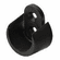 Hafele Plastic Wardrobe Tube Support, for Diameter:19 mm Round Wardrobe Tube, Black, Item# 803.03.300, 80303300, 803-03-300