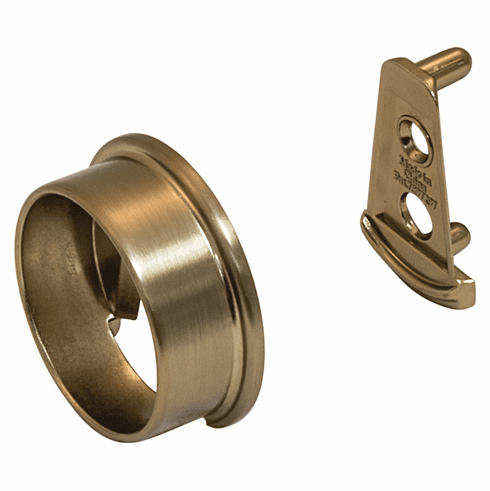 Hafele Wardrobe Tube End Support, TAG Synergy Elite Collection, Matt gold, Item# 803.39.910, 80339910, 803-39-910