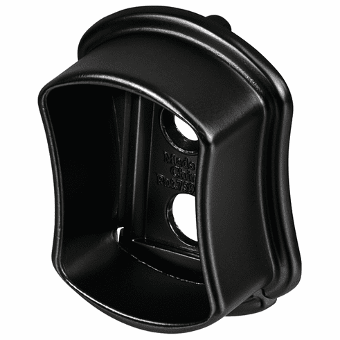 Hafele Wardrobe Tube End Support, TAG Signature Collection, Black, Item# 803.64.450, 80364450, 803-64-450