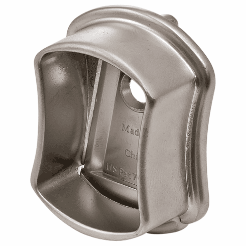 Hafele Wardrobe Tube End Support, TAG Signature Collection, Matt nickel, Item# 803.64.650, 80364650, 803-64-650